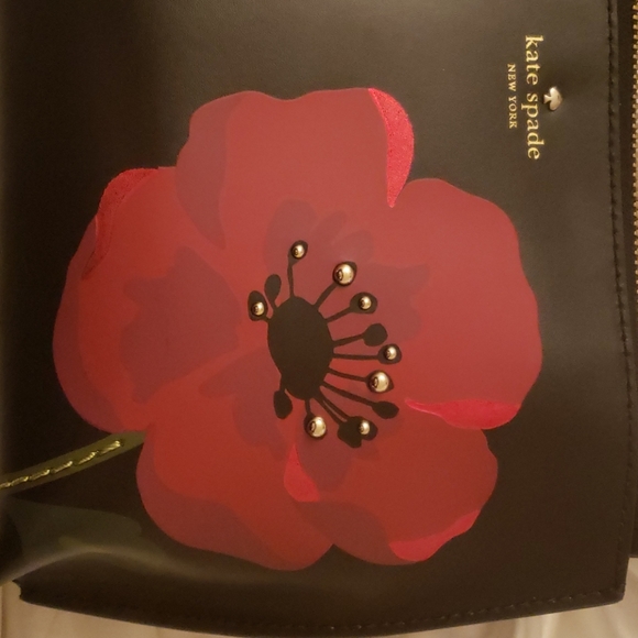 NWT Kate Spade Ooh La La Poppy Hilarie Cosmetic Ba - Picture 14 of 14